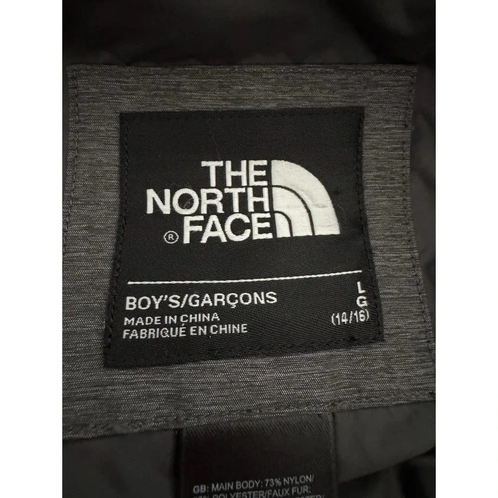 North‎ Face McMurdo Parka 550 Dry Vent Boys Large (14/16) Gray Down Jacket